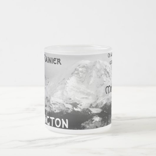すべての火山の… レーニア山 フロストグラスマグカップ (中央)