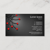 すべての点 – 赤 名刺 (裏面)