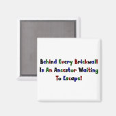 すべての煉瓦の背後に… マグネット (正面/裏面)