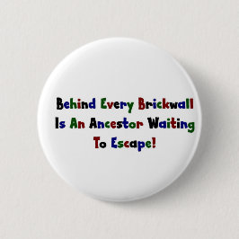 すべての煉瓦の背後に… 缶バッジ