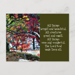 すべての物事が明るく美しい ポストカード