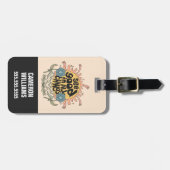 すべての物事の良さを参照Hippieグラフィック ラゲッジタグ (正面横)