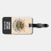 すべての物事の良さを参照Hippieグラフィック ラゲッジタグ (裏面横)