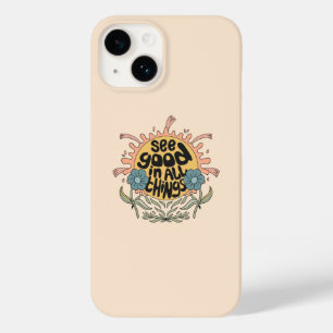すべての物事の良さを参照Hippieグラフィック Case-Mate iPhone 14ケース