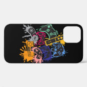 すべての物事をコントロールするビデオゲームコントローラT-shi Case-Mate iPhoneケース (裏面 (横))