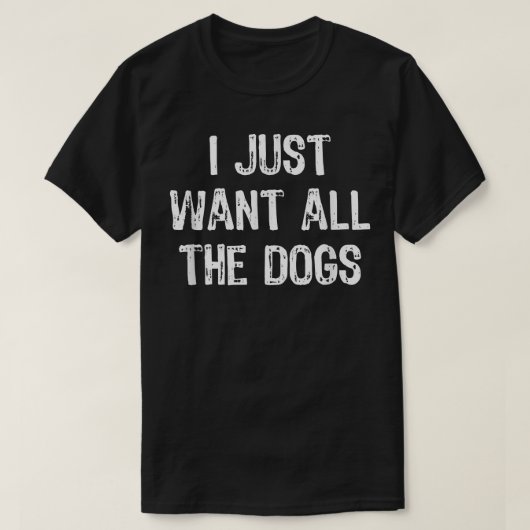 すべての犬のおもしろい犬恋人ギフトChriが欲しい Tシャツ (デザイン正面)