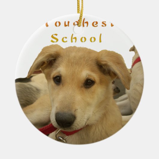 すべての犬のiTSデイハクナマタハッピー日a セラミックオーナメント (正面)