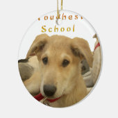 すべての犬のiTSデイハクナマタハッピー日a セラミックオーナメント (左)