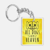 すべての犬は天国に行きます キーホルダー (正面左)