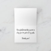 すべての犬 サンキューカード (内部)