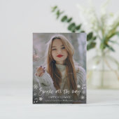 すべての独身の方法、女の子または男の休日カード ポストカード (スタンド正面)