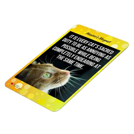 すべての猫の義務 マグネット (左側)