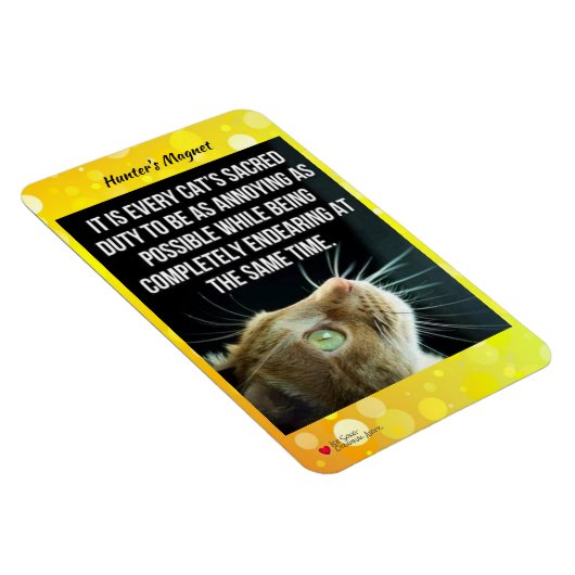 すべての猫の義務 マグネット (右側)