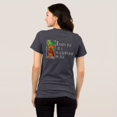 すべての猫は毛皮の最高傑作 トライブレンドTシャツ (裏面全面)