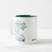 すべての猫: adopt買物をしません ツートーンマグカップ (正面左)