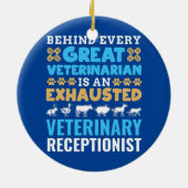 すべての獣医素晴らし者の動物の後ろに セラミックオーナメント (裏面)