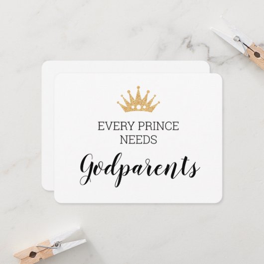 すべての王子は神の両親の《キリスト教》洗礼式や命名式を必要とする カード (正面/裏面インサイチュ)
