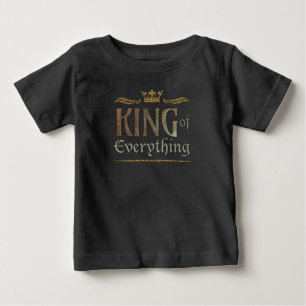 すべての王-壮大な中世王室のな王冠 ベビーTシャツ