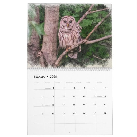 すべての生き物と素晴らし小さいカレンダー カレンダー (2月 2026)