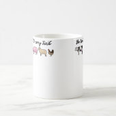 すべての生き物に優しく コーヒーマグカップ (中央)