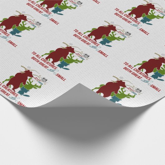 すべての生き物の森へ地球の平和 ラッピングペーパー (角)