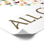 すべての生き物を愛する ポスター (角)