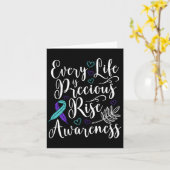 すべての生命が自殺大切認識度モンを引き上げる カード (黄色い花)