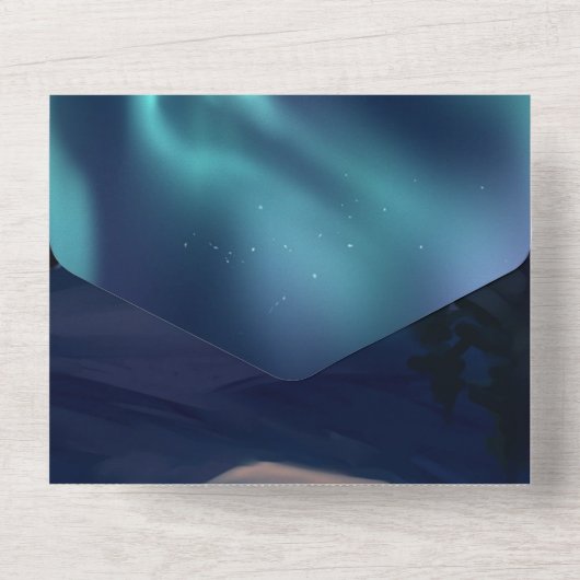 すべての用途に使える白紙の招待状 オールインワン招待状 (裏面)