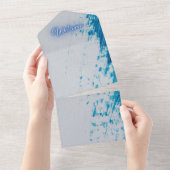 すべての用途に使える白紙の招待状 オールインワン招待状 (貼ってはがせる)