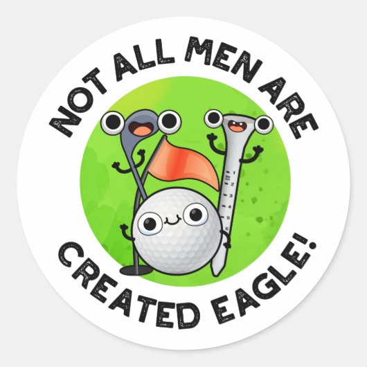 すべての男性がイーグルゴルフパンを作おもしろい成しているわけではない ラウンドシール (正面)