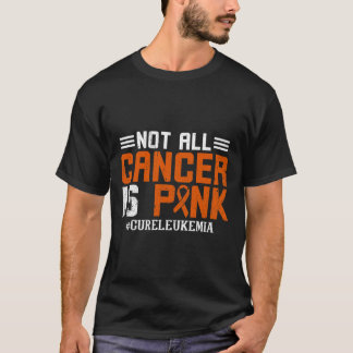 すべての癌がピンク白血病の認識度月 Tシャツ