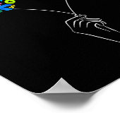 すべての癌の問題認識度すべての癌リブと戦う ポスター (角)