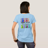 すべての癌の治療のために一緒にバンディング Tシャツ (裏面フル)