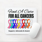 すべての癌の治療リボンを見つける マウスパッド (マウス)