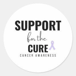 すべての癌ステッカーの治癒のサポート ラウンドシール