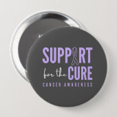 すべての癌認識度.support.cureボタン 缶バッジ (正面&裏面)
