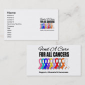 すべての癌v2の名刺のための治療を見つけて下さい 名刺 (正面/裏面)
