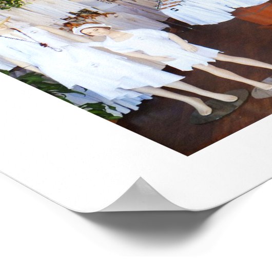 すべての白いファッションショップ ポスター (角)