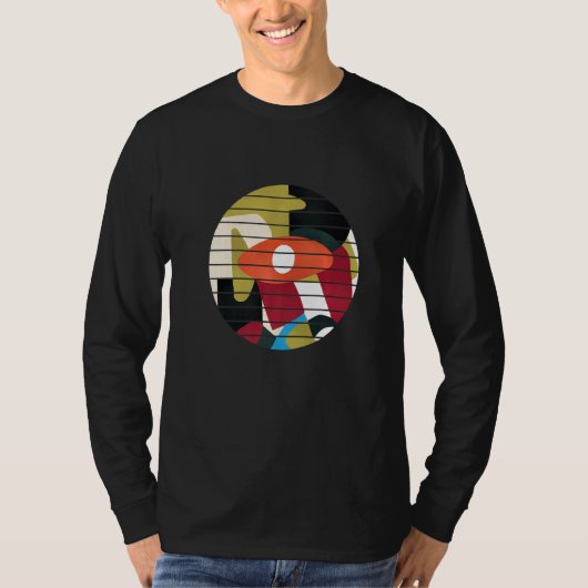 すべての目のカラフル抽象芸術 Tシャツ (正面)