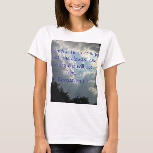 すべての目は彼の黙示録1:7 Tシャツ (正面)