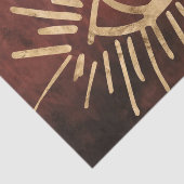 すべての目を見て明るい金ゴールドクリムゾン動揺して 薄葉紙 (詳細)