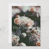 すべての目的パーソナライズされたサボテン招待状カード 招待状 (正面)