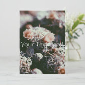 すべての目的パーソナライズされたサボテン招待状カード 招待状 (スタンド正面)