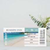 すべての目的地の飛行機の搭乗券の週末 招待状 (スタンド正面)