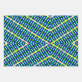 すべての目的抽象芸術の折り返し紙 ラッピングペーパーシート (正面3)