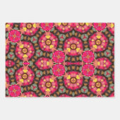 すべての目的抽象芸術の折り返し紙 ラッピングペーパーシート (正面)