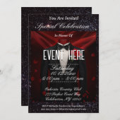 すべての目的 |タキシード招待状 招待状 (正面/裏面)