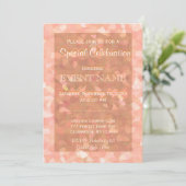 すべての目的 |ピーチグリッター 招待状 (スタンド正面)