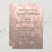 すべての目的 |ピーチ《写真》ぼけ味 招待状 (正面/裏面)