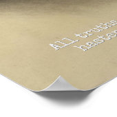 すべての真理は、すべてのものの中で待機感動的引用文 ポスター (角)